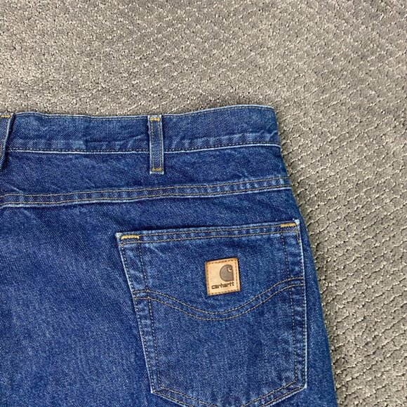 Carhartt B17 DST Relaxed Fit Jeans Men's 44 x 30 Measures 43 x 30 Blue Cotton - Picture 6 of 13